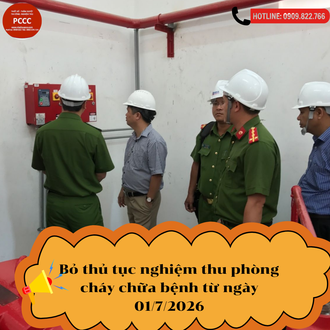 Bỏ thủ tục thu phòng cháy chữa bệnh từ ngày 01/7/2026