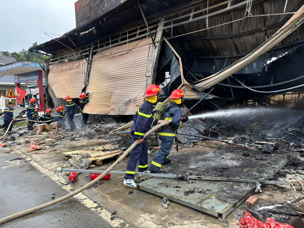 Vụ cháy tại Lai châu rạng sáng ngày 23.09