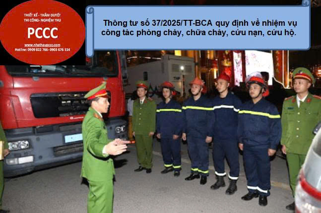 Quy định mới về công tác PCCC & CNCH thông tư 37.TT.2025-BCA