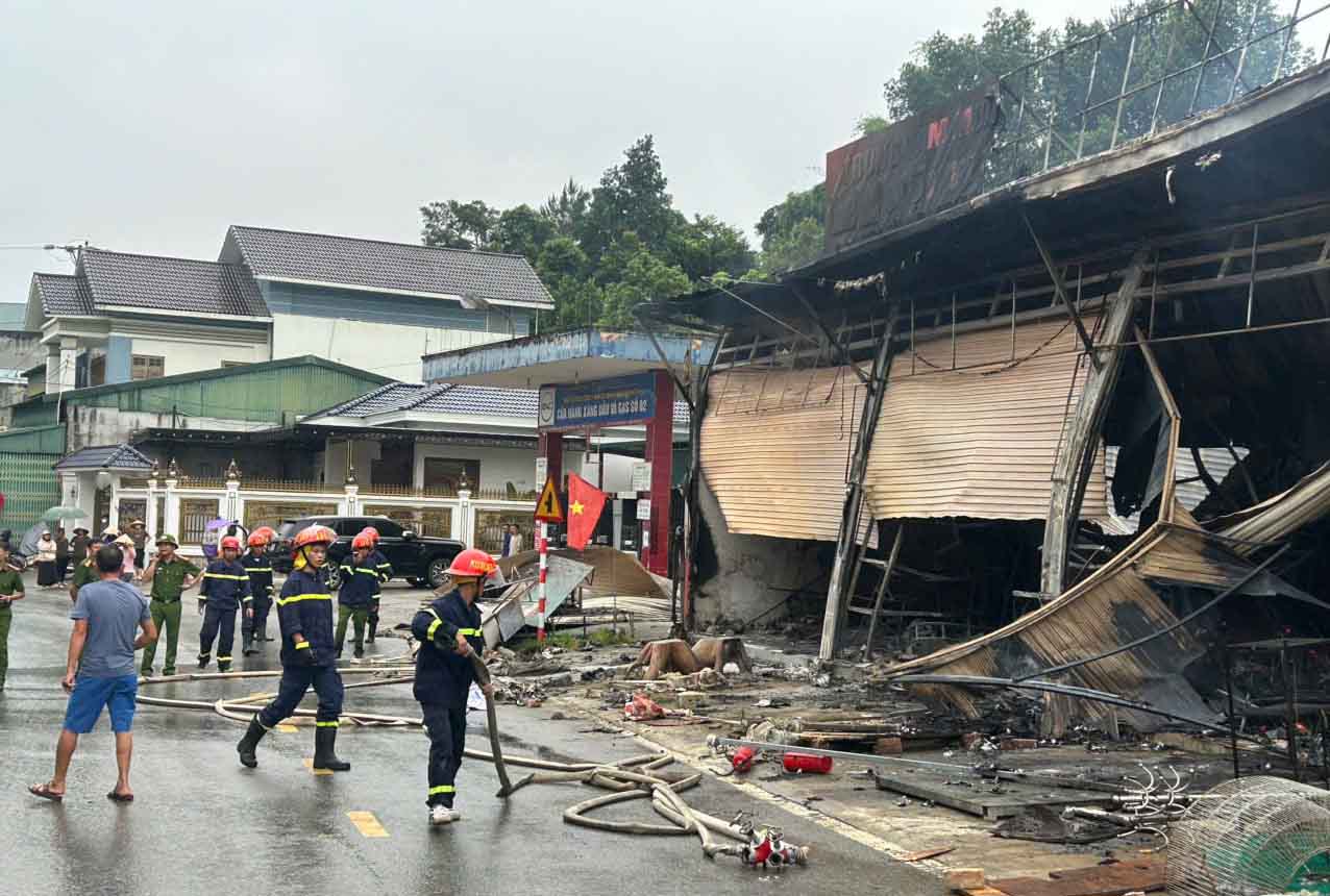 Vụ cháy tại Lai châu rạng sáng ngày 23.09