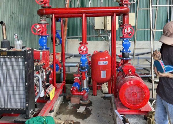 Cải tạo thi công hệ thống báo cháy , chữa cháy tự động Nhà Máy Dược Phẩm An Thiên